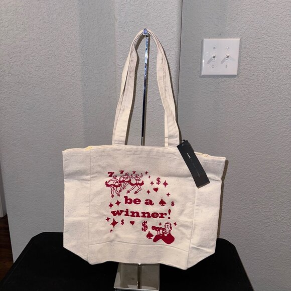 RARE Marc Jacobs Canvas Tote Bag Viva Las Vegas NEW with tags - Picture 1 of 5